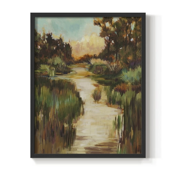 Well Worn Path Framed Print in Black Solid Wood 8 x 10 Framed Print
