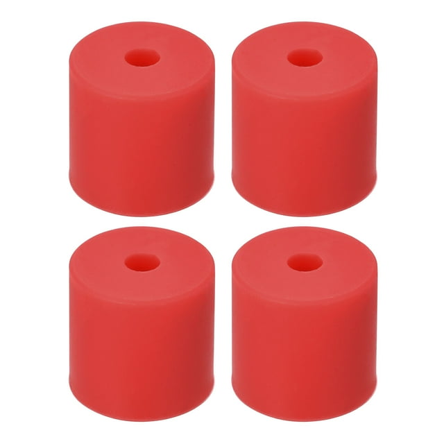 Unique Bargains Silicone Leveling Column Silicone Buffer 16mm Red Heat-Resistant for 3D Printer Hot Bed 4pcs