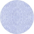 thumbnail image 1 of Ahgly Company Indoor Round Patterned Lavender Blue Area Rugs, 6' Round, 1 of 6