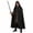 Black, variant on COOLIK Medieval Hooded Cloak Halloween Renaissance Cape with Hood Wizard Costume Sorcerer Cosplay Renaissance Hooded Cloak Cotton Cloak Halloween Medieval Costume Cape, Green