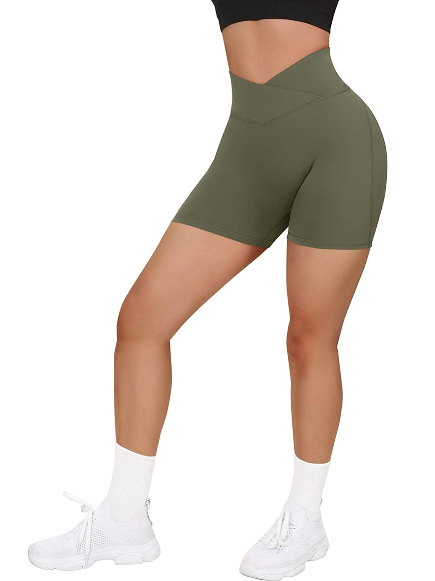 GXFC Workout Shorts for Women Seamless Scrunch Short Gym Yoga High