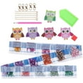 thumbnail image 3 of Painted Keychain,  Painting Kits, 5Pcs Small And Exquisite Owl Keychain For DIY Christmas Crafts  Arts Crafts New Year,Christmas Gift, 3 of 8