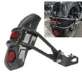 thumbnail image 5 of Universal Motorcycle Rear Wheel Mudguard - Carbon Fiber Style Splash Guard for Refitting, 5 of 8