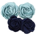 thumbnail image 1 of 2 pares de flores de tela, flores de camelia falsas, flores para zapatos, accesorios para zapatos, 1 of 6