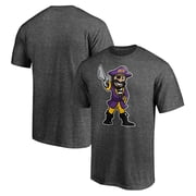 Men's Charcoal ECU Pirates Pee Dee Mark T-Shirt