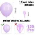 thumbnail image 2 of Purple Balloon Arch Kit Balloon Garland Kit Birthday Balloons 120pcs, 2 of 7