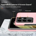 thumbnail image 3 of Case for Samsung Galaxy S21 Ultra 5G, [Built-in Camera Cover] Military Shockproof Phone Case Cover with Embedded Metal Ring Stand Kickstand [Support Magnetic Car Holder] for S21 Ultra, Pink, 3 of 13