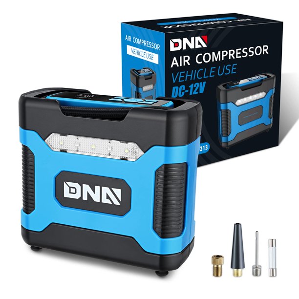 Compresor de aire portátil DNA MOTORING TOOLS-00213 12V DC Azul