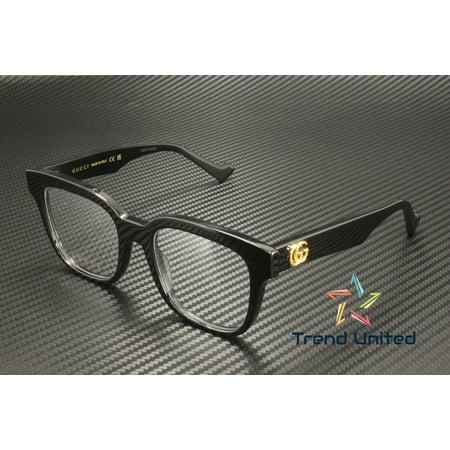 GUCCI GG0958O 001 Rectangular Squared Black Demo Lens 49 mm Women's Eyeglasses