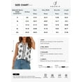 thumbnail image 7 of SHEWIN Women's Tank Tops Boho Floral Printed Blouses Casual Lightweight Chiffon V Neck Sleeveless Shirts, 7 of 7