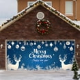 thumbnail image 1 of BotaniNest Large Garage Door Banner Outdoor For Holiday Season Front Porch Yard Festive Party Welcome Sign, 1 of 5