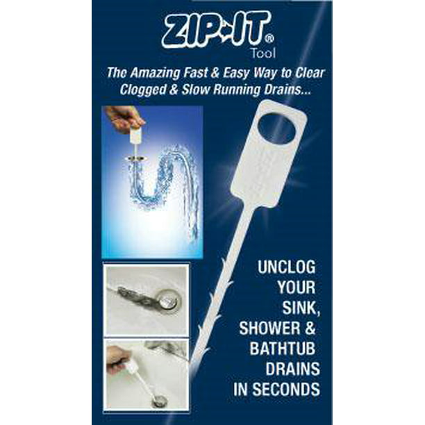 Drain Cleaner Tool Zip It Com, Bathtub Drain Replacement Tool
