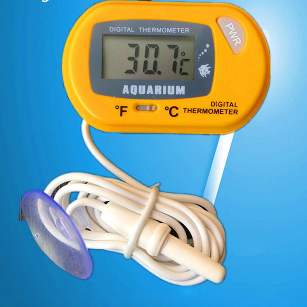 Digital Lcd Screen Sensor Aquarium Water Temperature Meter Controller