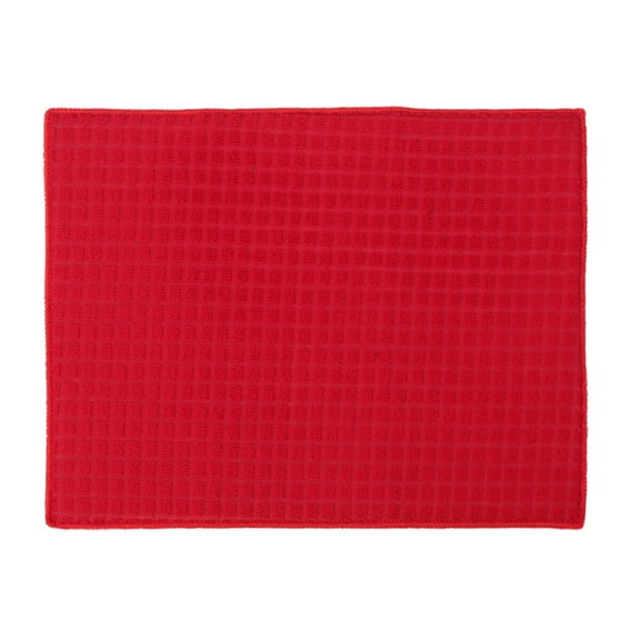 icolorfuled Microfiber Dish Drying Mat 38x51cm for Kitchen Counter (Red)