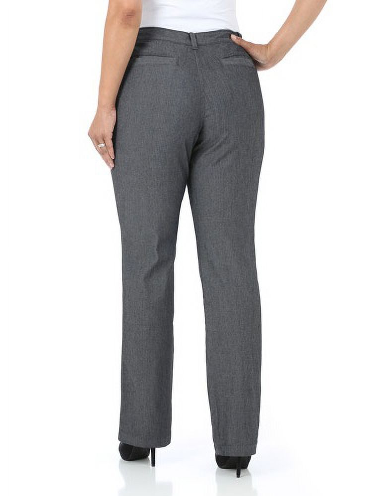 Women's Plus-Size Classic Casual Pants, Available in Regular and Petite Lengths - image 2 of 3