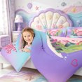 thumbnail image 4 of Manfei 3D-Printed Axolotl 7-Piece Twin Bedding,Cute Aniaml Salamander Bedding Comforter Set,Pink Reversible, 4 of 7