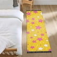 thumbnail image 3 of Yayeee Runner Rug for Bedroom 2'x6' Machine Washable Hallway Non Slip Mat, Pink Stars, 3 of 8