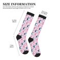 thumbnail image 4 of Sikiie Cartoon Poodle Dog 1 Pairs Compression Socks for Men and Women 15-20 mmHg Running Support Socks, 4 of 7
