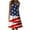 Red, variant on CFLVAEK American Flag Dress for Women Plus Size Sleeveless Sundress Loose Fit Scoop Neck Tiered Midi Dress 4th of July Vacation Beach Tank Dress XXXL