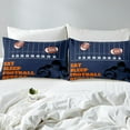 thumbnail image 4 of Erosebridal American Football Twin Sheet Sets, Vintage Rugby Bedding Twin Size, Soccer Sports Decor, 4 of 7