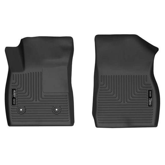 Husky Weatherbeater Floor Mats Fit 2021-2025 Chevy Trailblazer AWD/FWD Front Black 2 Pc