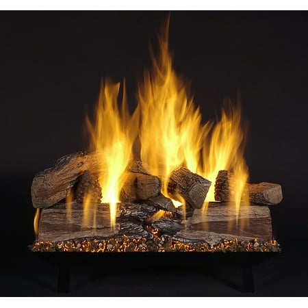 

Rasmussen Evening CrossFire Logs w/ 24 (F) Burner Electronic Pilot Valve Vanisher NG 24