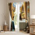 thumbnail image 3 of Erosebridal Kawaii Animal Brown Bear Curtains Pack of 2 (42x84 Each) For Boys Girls,Autumn Jungle Cottage Curtains Blackout For Kids Teens, 3 of 6