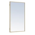 thumbnail image 5 of Metal frame Rectangle Mirror 24 inch Brass, 5 of 5