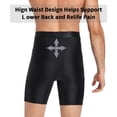 thumbnail image 3 of VASLANDA Men Tummy Control Shorts High Waist Slimming Shapewear Body Shaper Leg Underwear Briefs, 3 of 7