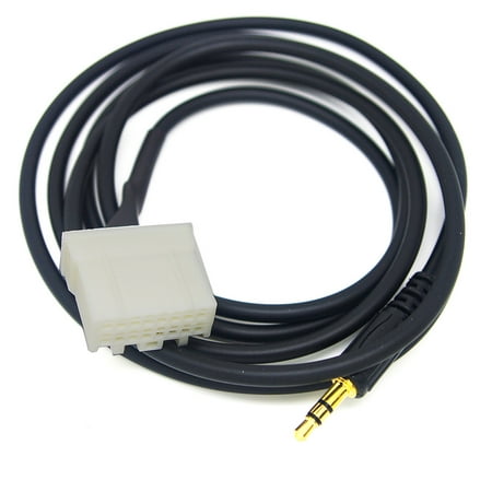 New Car 3.5mm AUX Audio CD Interface Adapter Cable For Mazda 2 3 5 6