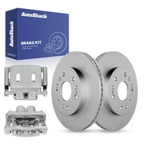 AutoShack Front Brake Rotors Calipers | Replacement for GMC Sierra 1500 Yukon Chevrolet Silverado 1500 Classic 2007-2008 Tahoe Suburban 1500 Avalanche 4WD | Coated | 4-PC Brake Kit | ArmorStop