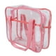 thumbnail image 4 of Bolsa de maquillaje transparente BuyWeek bolsa de artículos de tocador de viaje grande PVC, 4 of 14