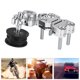 thumbnail image 5 of Perno tensor de cadena de aluminio para motocicleta, ajustador automático en herramienta de rodillo, plateado, 5 of 5