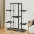 thumbnail image 4 of 5/7 Tier Large Metal Plant Stand, Flower Plant Display Stand Waterproof Plant Shelf Multiple Flower Pot Holder for Patio Porch Garden Balcony Bedroom, 4 of 8