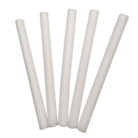 White Foam Glow Sticks, 48ft x 3.9ft, Light-Up Foam Sticks for Concerts, Parties, Weddings, Festivals, Waterproof Glow in the Dark Party Supplies for Birthdays, Raves, and Sporting Events