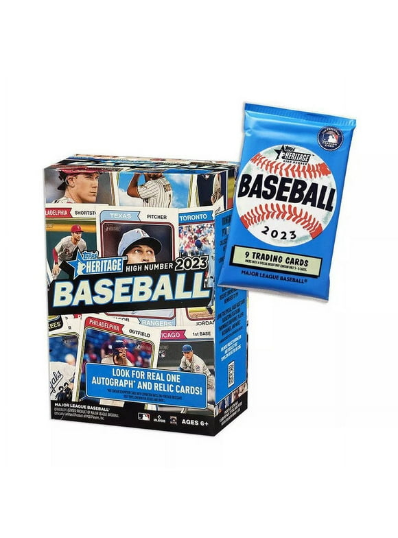2023 MLB Heritage High Number Blaster Box by TOPPS (Factory Sealed)