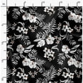 thumbnail image 2 of Soimoi Floral Print,Cotton Cambric, Quilting Fabric Sold by The Yard 42 Inch Wide, Medium Weight Cotton Fabric, SewingSupplies,Black & Red, 2 of 6