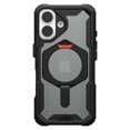 thumbnail image 1 of UAG Plasma XTE MagSafe Rugged Case Black/Orange for iPhone 16, 1 of 5