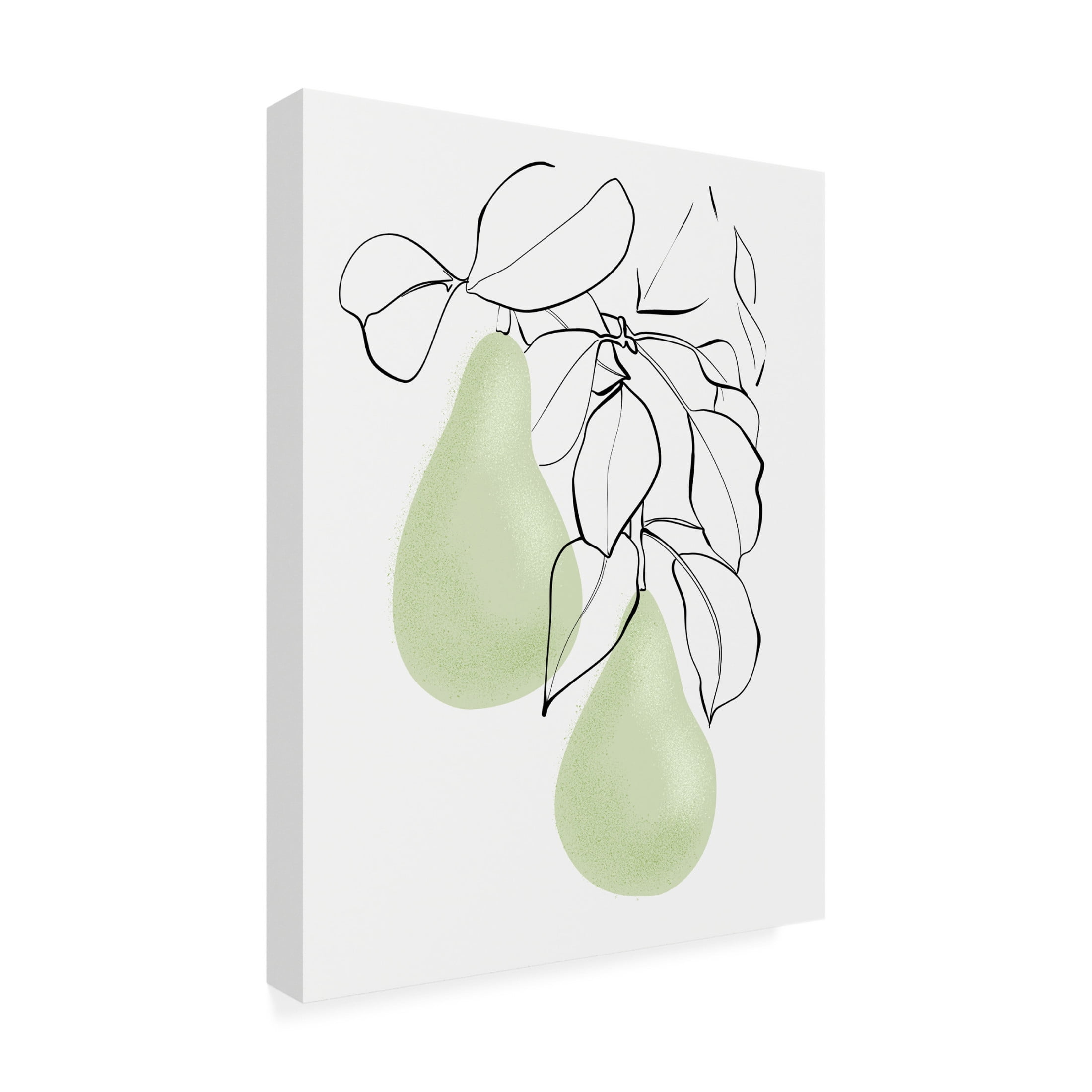 Canvas Wall Art - Rosana Laiz Blursbyai 'Wen pears' Wall Art for Living Room, Bedroom, or Office Décor by Trademark Fine Art - 35 x 47 Inches