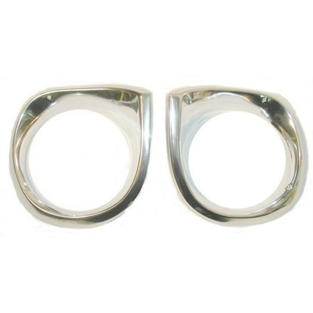 Nova Headlight Bezel - Reproduction Headlight Bezels, 1962-64 Nova, Pair