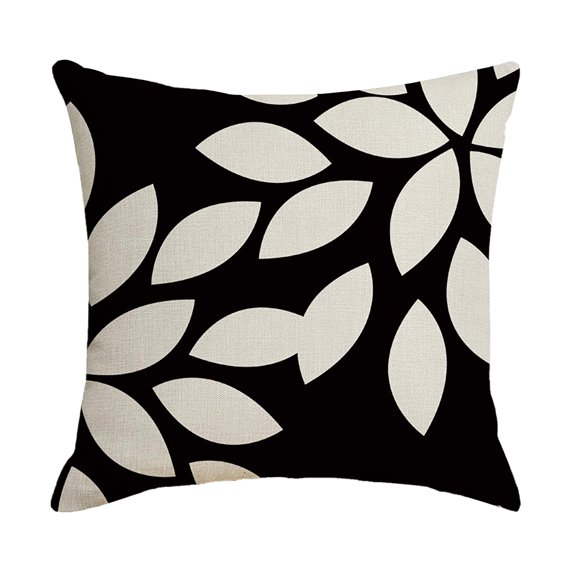Njshnmn Black White Waterproof Hugging Pillow Household Design Pattern Sand Pillow