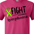 thumbnail image 4 of Inktastic Fight Lymphoma Lime Ribbon T-Shirt, 4 of 5