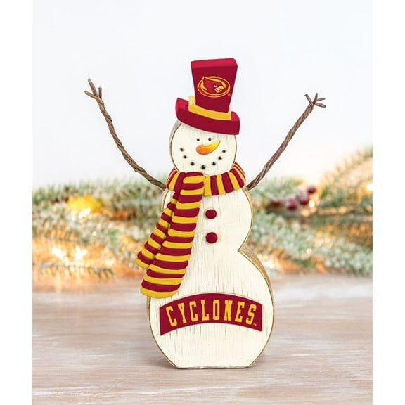 Hanna's Handiworks Iowa State Resin Snowman Tabletop