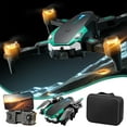 thumbnail image 2 of Pisexur Electrónica para Hombres S25 Drone Sin Escobillas Eléctrico Evita Obstáculos Fotografía Aérea Avión de Control Remoto Cuadricóptero Electrónica para Niños, Organizador de Electrónica, 2 of 9