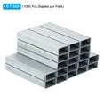 thumbnail image 3 of Unique Bargains Staples for Stapler, 6 Pack(1000Pcs Staples Per Pack) 26/6 Standard 1/4 Inch Length Staples Jam Free Silver Tone, 3 of 7