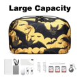thumbnail image 3 of Bats Waterproof Oxford Fabric USB Organizer Storage Box Charger Phone Case Cell Phone Cord Organizer 5.9x9.44x3.14 in., 3 of 6