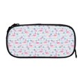 thumbnail image 5 of Uemuo Flamingo and Pineapple Printed Pencil Pen Case, Portable Pencil Pouch with Zipper, Compact Stationery Bag Makeup Bag, Pencil Bag for Home Office, 5 of 9