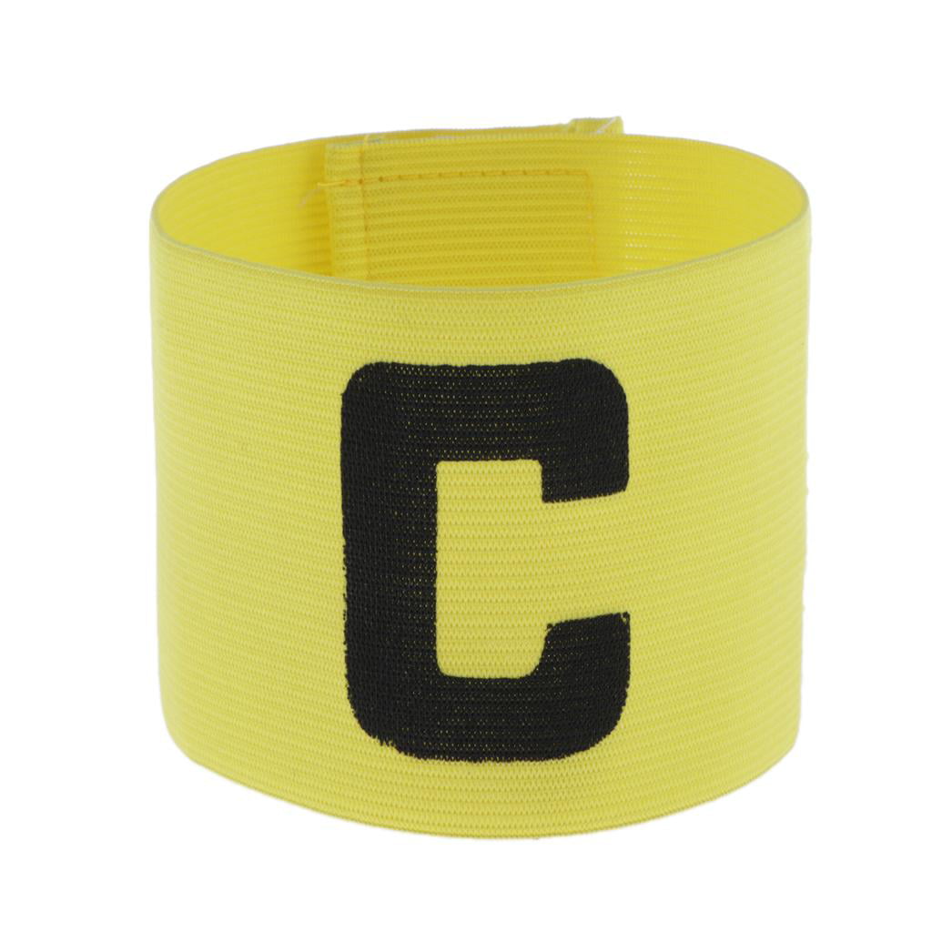 2pcs Football Soccer Captain Armband Anti-drop Sports Leader Band for Adult 