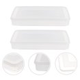 thumbnail image 4 of SHISUYAN 2pcs Refrigerator Dumpling Case Storage Freeze Holder Sealing Dumplings Box, 4 of 8
