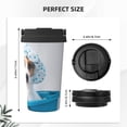 thumbnail image 3 of KLL Terrier Takes A Bath With Shower Cap Pattern Stainless Steel Vacuum Insulated Tumbler - Carry Insulated Coffee Mug - Reusable Insulated Cold Brew Iced Coffee Cup Thermos, 3 of 8